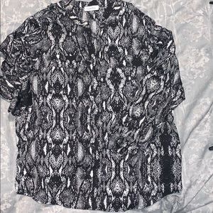 Calvin Klein Snake Print Top
